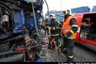 Nehoda kamionu komplikovala dopravu na Štěrboholské spojce v Praze, na místě se tvořily kolony