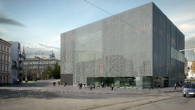 Vítězný návrh nové budovy Západočeské galerie v Plzni