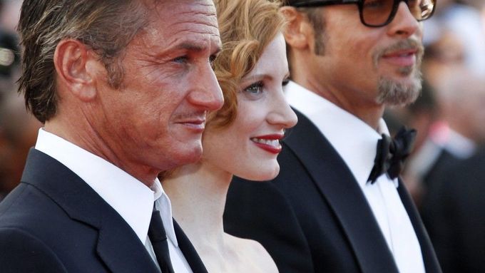 Premiéra filmu Strom života: Brad Pitt, Jessica Chastain a Sean Penn