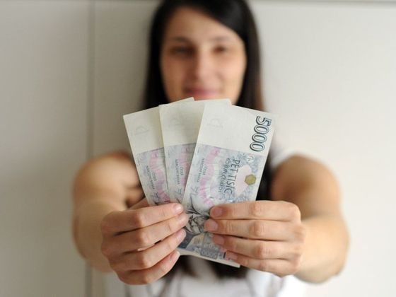 Čtěte také Peníze - vějíř
