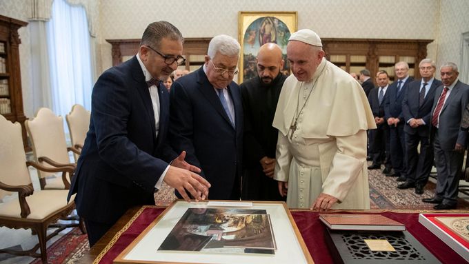 Papež František se setkal s šéfem palestinské samosprávy Mahmúdem Abbásem