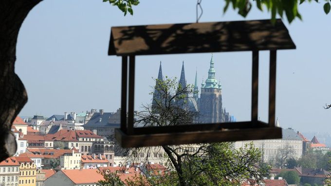 Bird's-eye view of Prague Castle