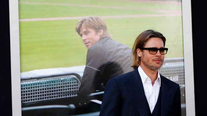 Premiéra filmu Moneyball- Brad Pitt