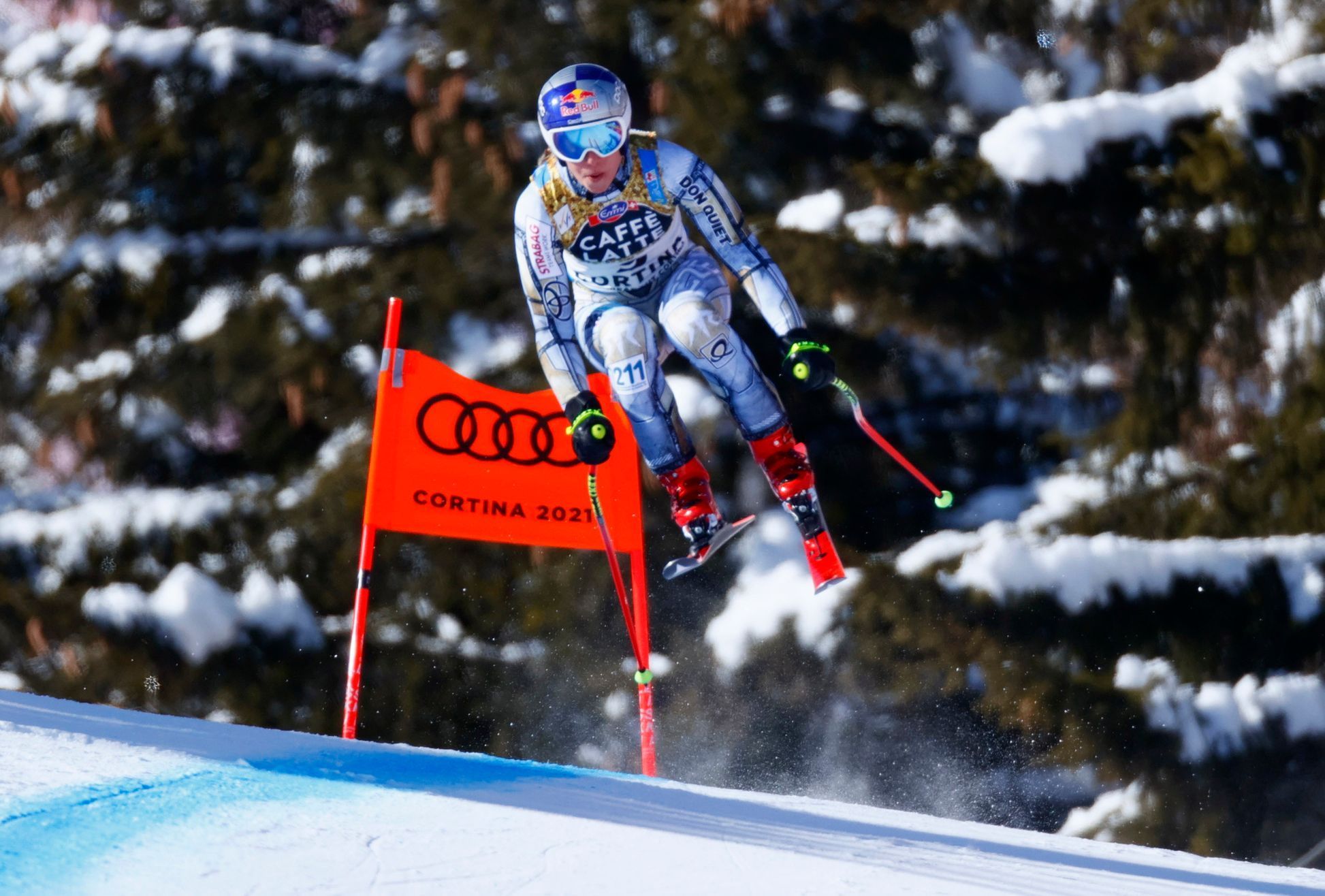 lyžování, MS 2021, Cortina d'Ampezzo, sjezd, trénink, Ester Ledecká
