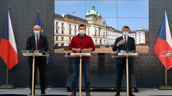 Tisková konference po mimořádném zasedání vlády k situaci kolem šíření nového typu koronaviru (17. března 2020)