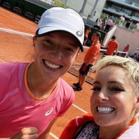 Matteková-Sandsová / Šwiateková Iga Šwiateková a Bethanie Matteková-Sandsová na French Open 2021