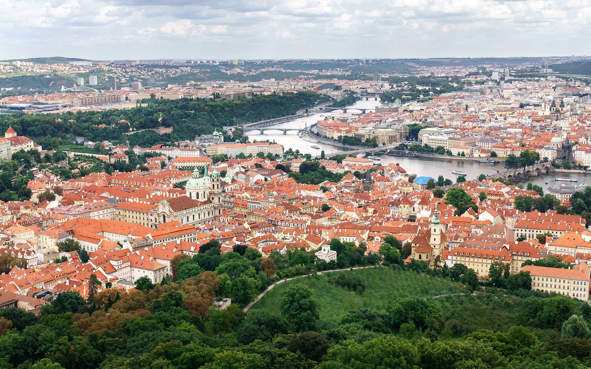 Vltava z výšky III. Od Prahy po Mělník