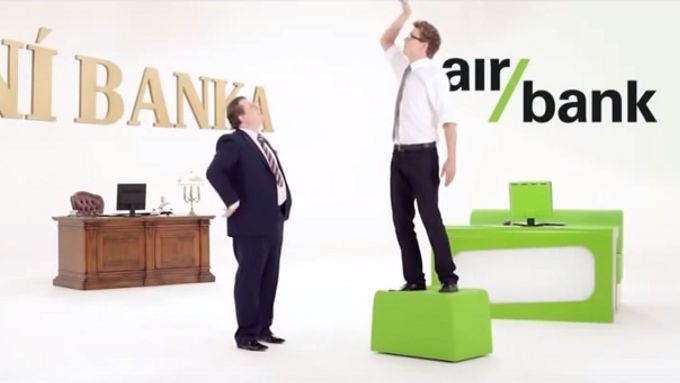 Reklama Air Bank na garanci "napořád"