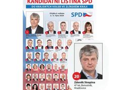 Zdeněk Strapina v roce 2020 v krajských volbách kandidoval za SPD.