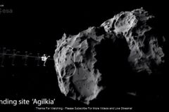 Je dokonáno. Historickou pouť sondy Rosetta vesmírem ukončil náraz do komety