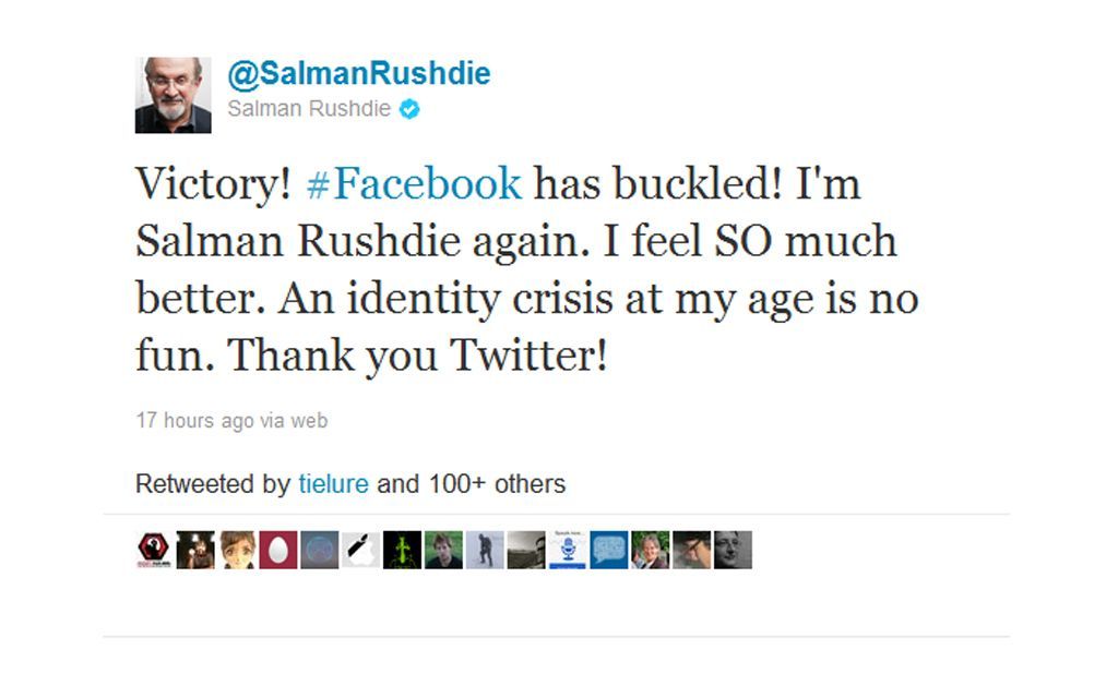 Salman Rushdie a jeho vítězství nad Facebookem