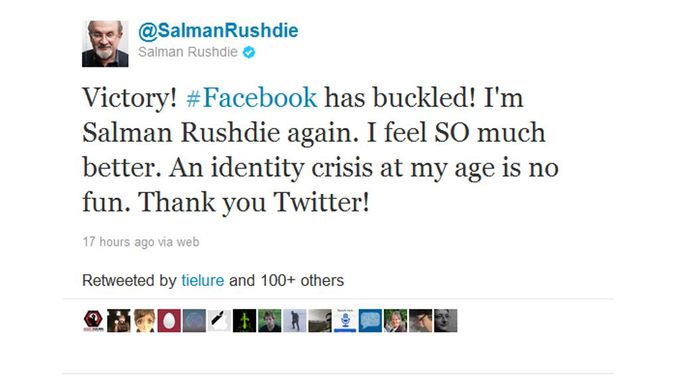 Salman Rushdie a jeho vítězství nad Facebookem