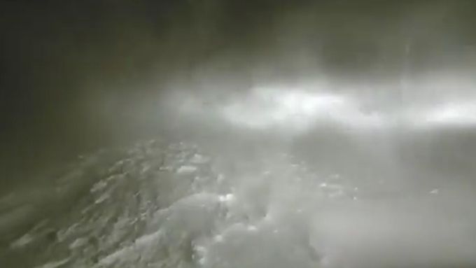 Na Sněžce dosahoval vítr rychlosti přes 190 km/h
