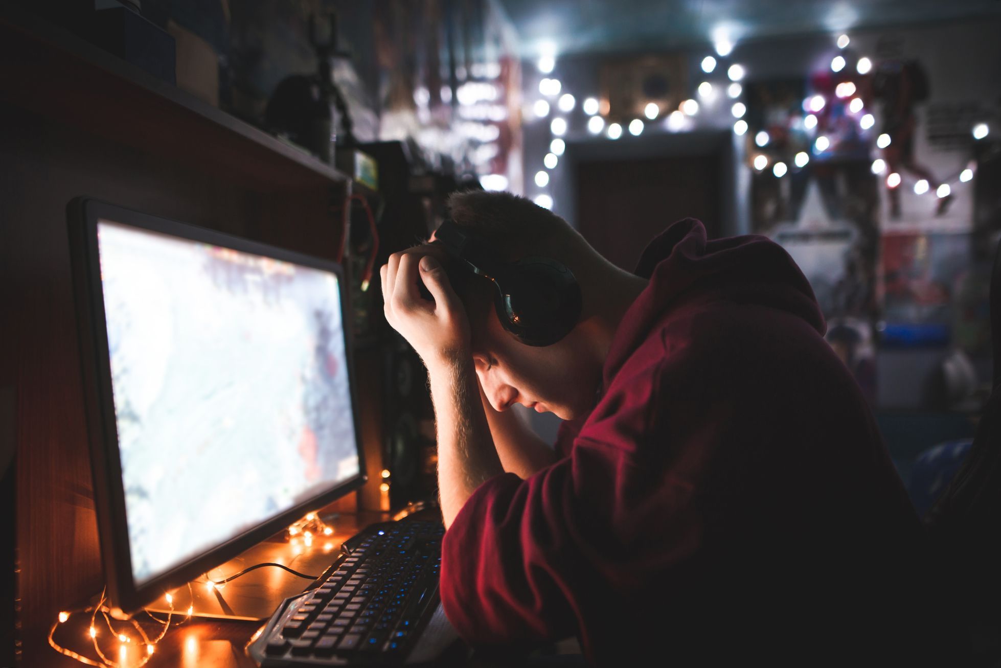 Počítačové hry, internet, závislost, ilustrační foto