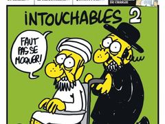 Karikatury Mohameda otiskl nyní také týdeník Charlie Hebdo.