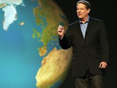 Bývalý kandidát na prezidenta USA Al Gore za Paroubkem nikdy nepřijel