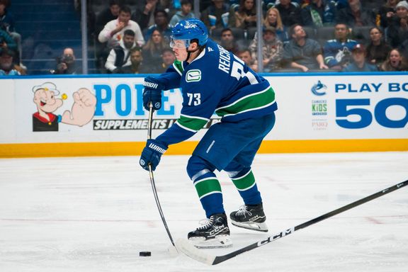 Lukas Reichel zatím nenaplňuje draftové předpoklady ani ve Vancouveru.