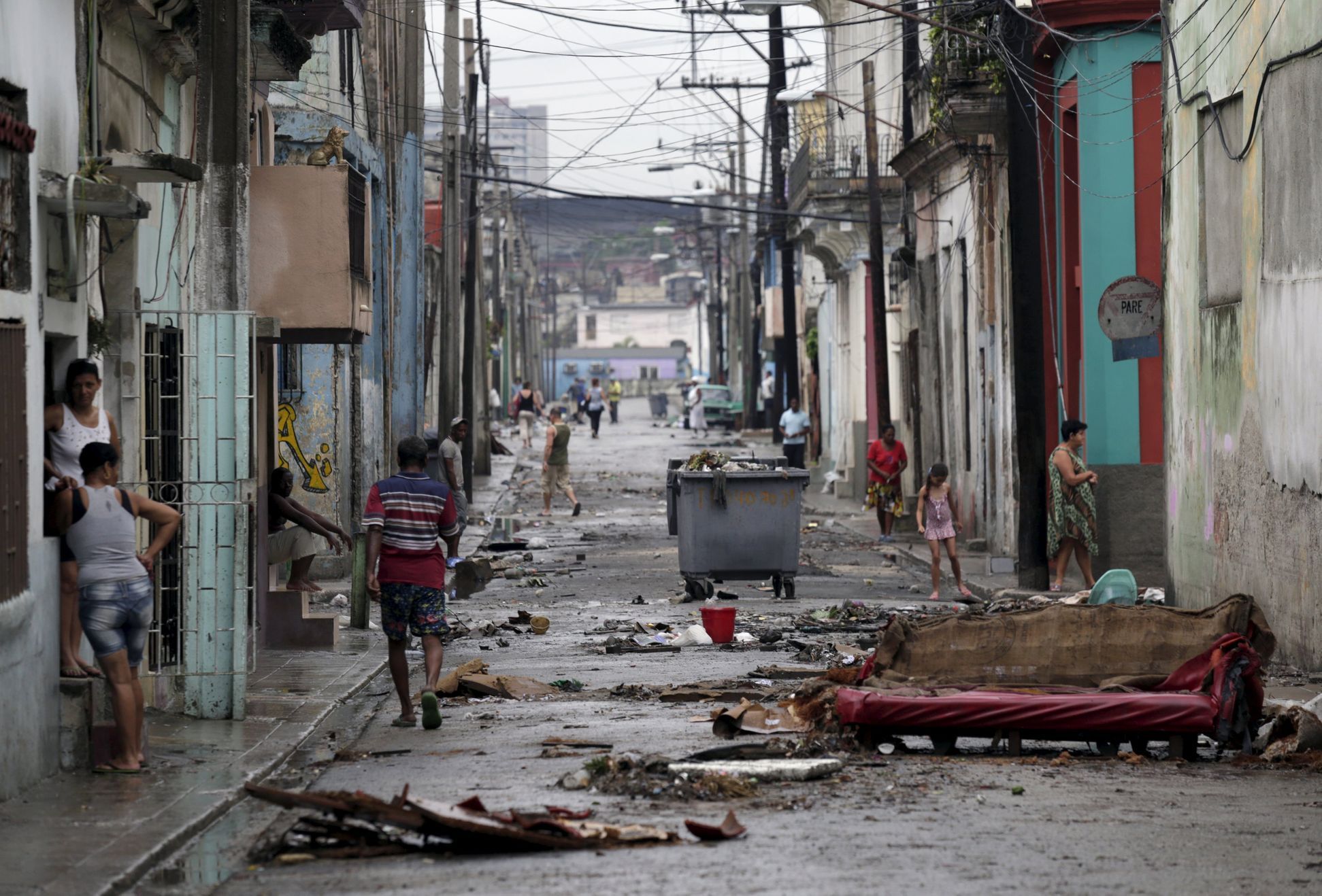 Havana po bouři, která má na svědomí tři lidské životy