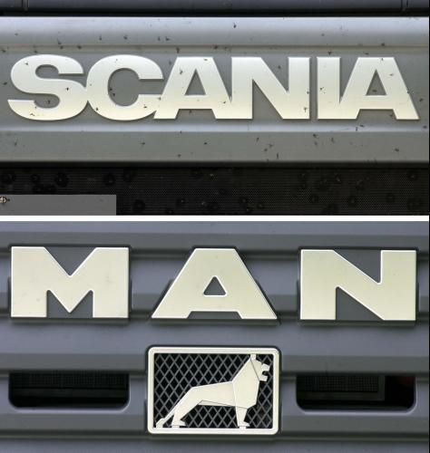 Jak by vypadala maska kamionu po spojení MAN a Scania