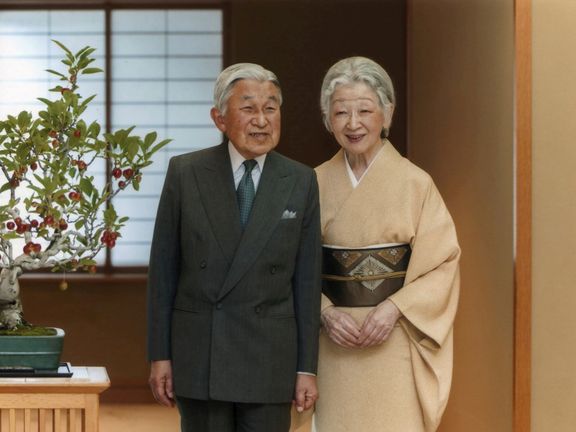 Císař Akihito a jeho žena Mičiko.