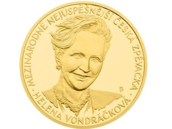 Pamětní medaile Helena Vondráčková - pamětní mince