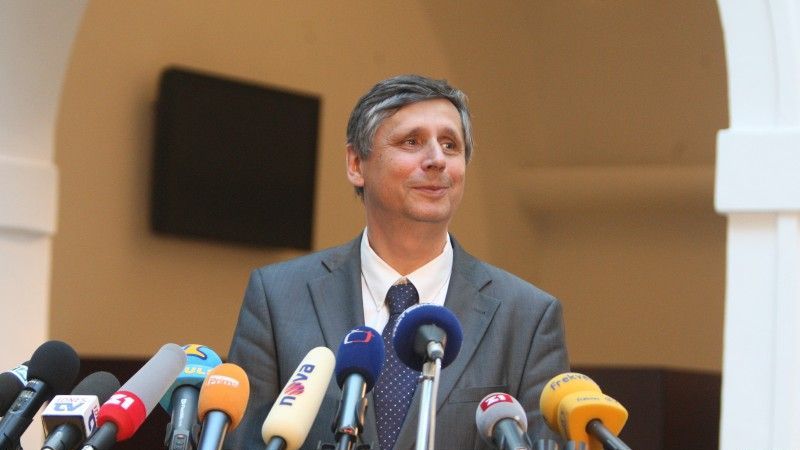 Premiér Jan Fischer.