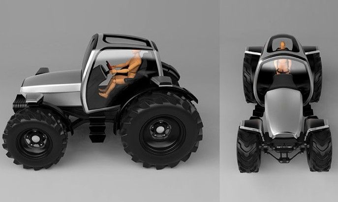 Futuristický traktor zlínského studenta