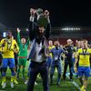 ME 21 finále, Portugalsko-Švédsko: švédské oslavy titulu; trenér Hakan Ericson