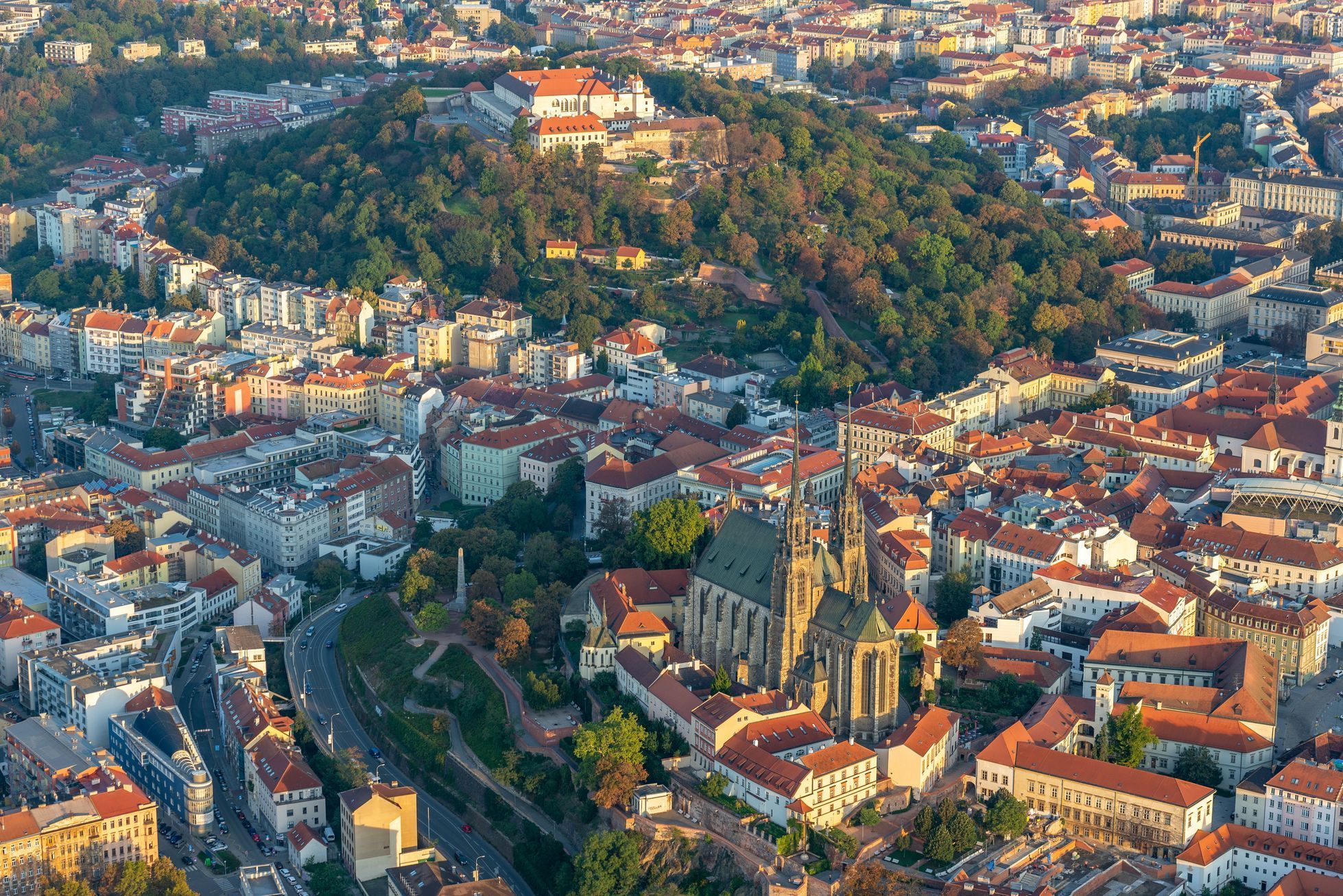 panorama Brno pohled Petrov Špilberk