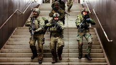 Německo, Berlín, metro vojenské cvičení, Rusko, Bundeswehr