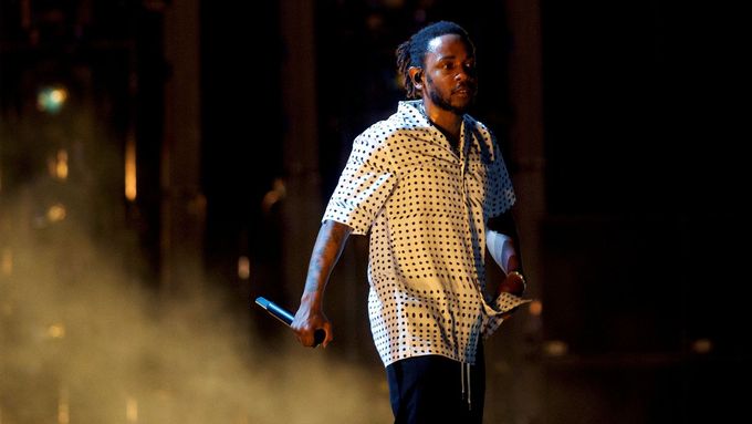 Kendrick Lamar na snímku z červnového vystoupení v americkém Delawaru.