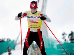 Na padesátikilometrové trati v tradičním Holmenkollenu závodil Lukáš Bauer poprvé jako vítěz Světového poháru