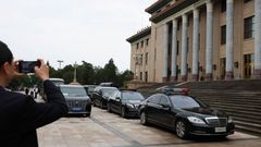 čína diplomatické auto