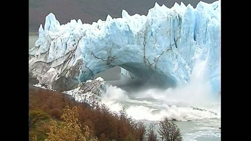 Argentinský ledovec Perito Moreno se zhroutil