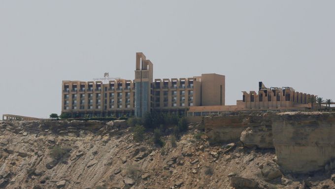 Hotel, na který zaútočili členové separatistické Balúčistánské osvobozenecké armády.