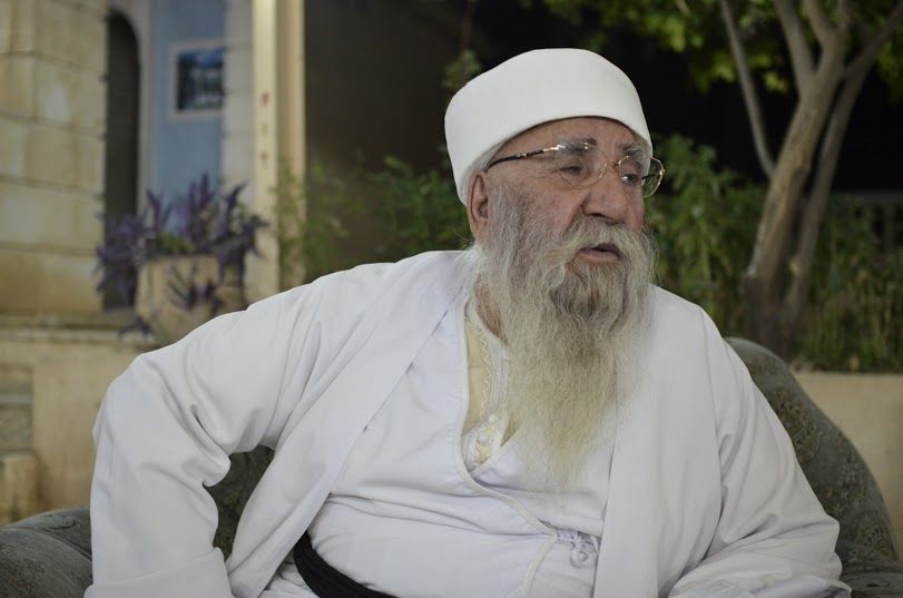 Šejch baba Khurto Hajji Ismail, hlavní duchovní vůdce jezídů.