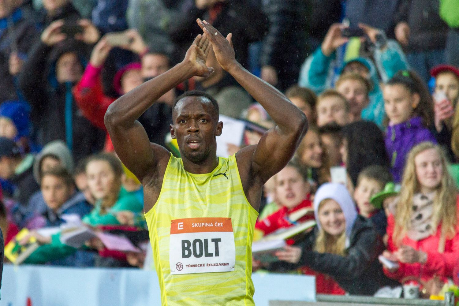 Zlatá tretra 2015: Usain Bolt (100 m)