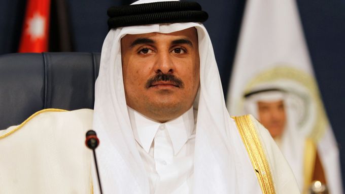 Katarský emír šajch Tamim bin Hamad Sání
