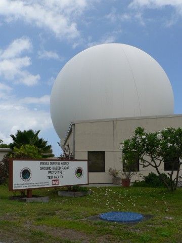 Radar na Marshallových ostrovech, který by měl stát v Brdech