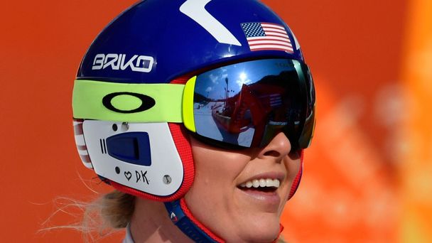 Lindsey Vonnová při superkombinaci na ZOH 2018