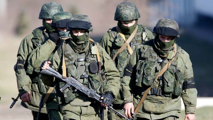 Ruští vojáci na Krymu