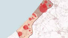 gaza - obyvatelstvo - mapa