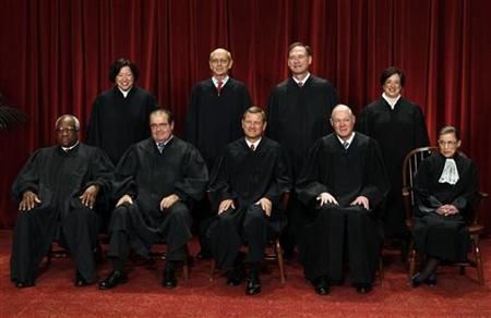 USA - členové Nejvyššího soudu