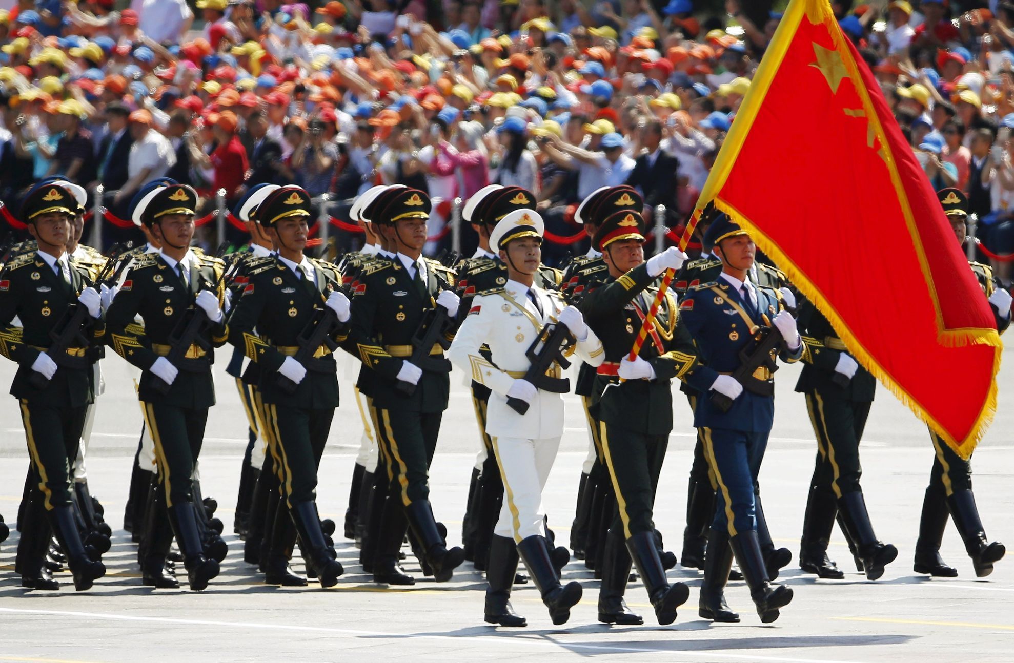 Vojenská přehlídka v Číně