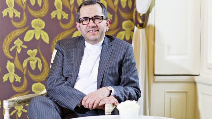 Iranian vice Foreign minister Majid Takht-Ravanchi on visit to Prague.