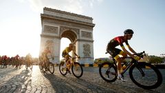 Tour de France - The 128-km Stage 21 from Rambouillet to Paris Champs-Elysees