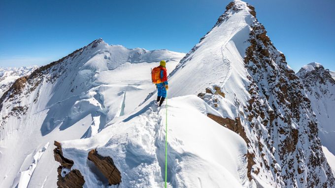 Finální výstup ve Švýcarsku na Monte Rosu ve 4634 metrech.
