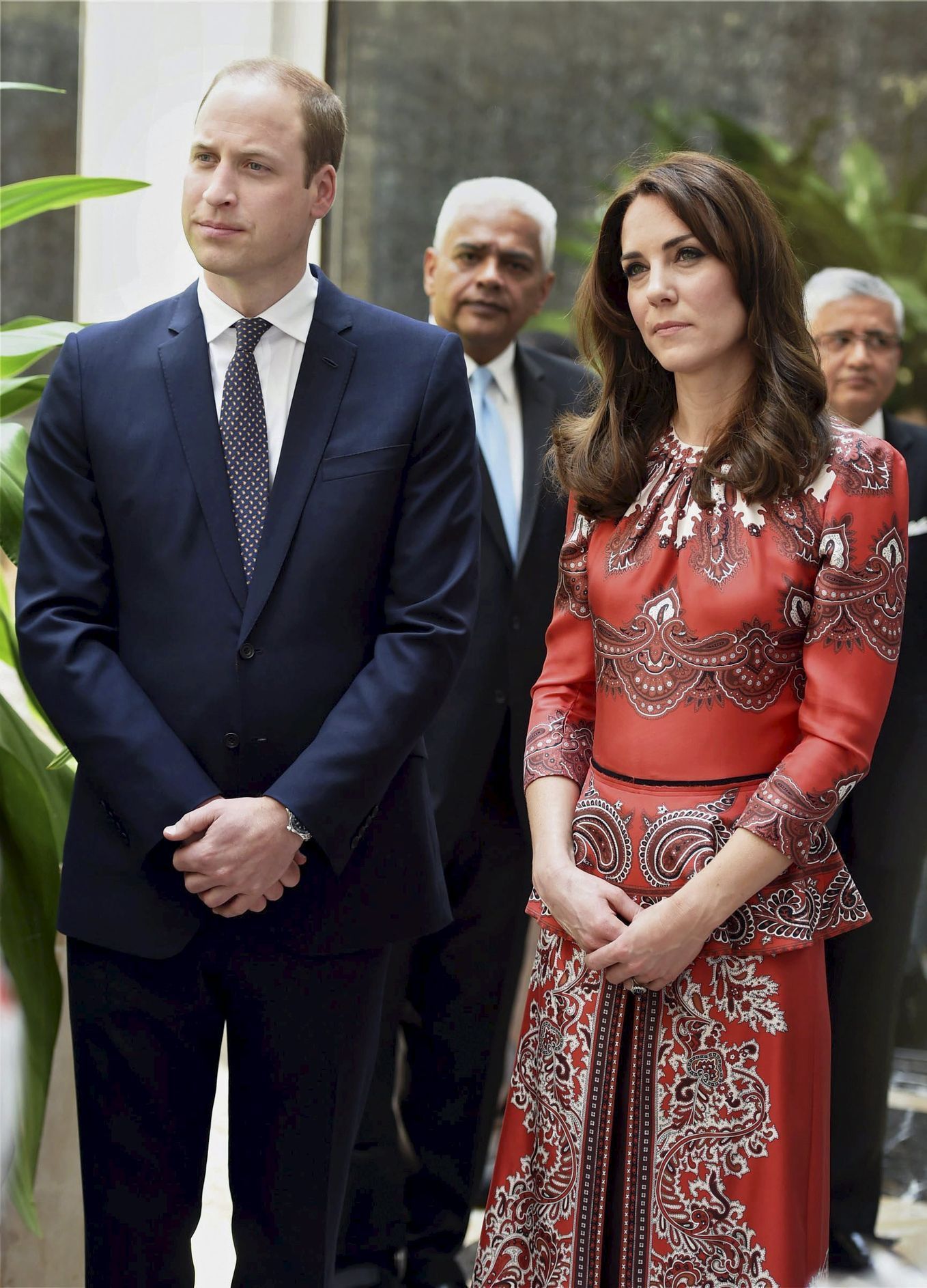 Kate a William na návštěvě Indie
