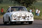 Posádka Haugland-Sanders na páté rallye Škoda v roce 1978 - opět s modelem 130 RS. Šlo o nejoblíbenější Norovu škodovku.