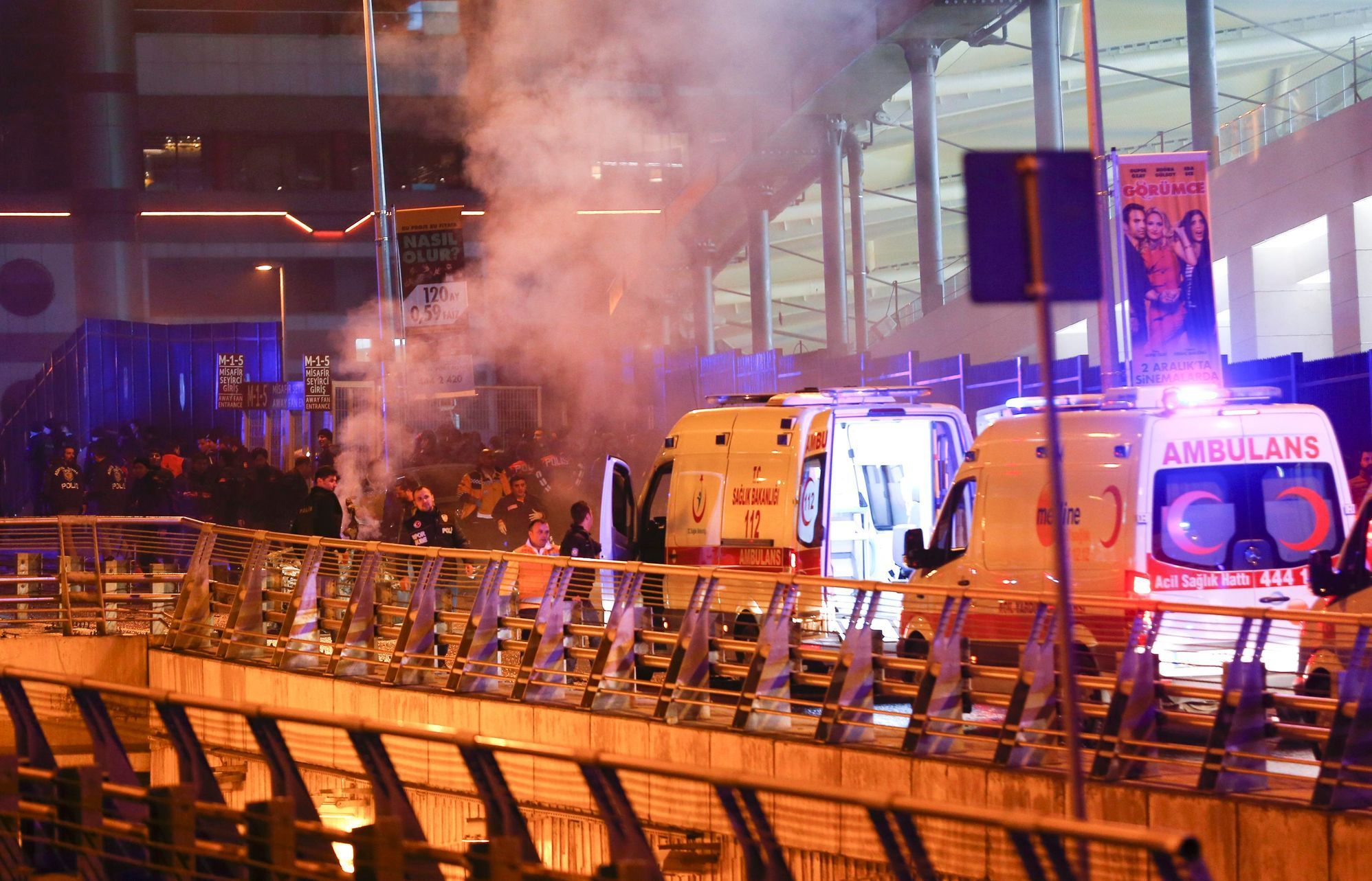 Výbuch v Istanbulu u stadionu Besiktase